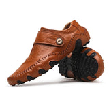 Men's Loafers & Slip-Ons Comfort Shoes Casual Daily Outdoor Leather Non-slipping Walking Shoes